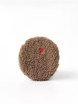 Косметичка TEDDY LOVE коричневого кольору круг