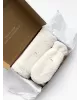 Набір Teddy білий колір (хомут та рукавиці)