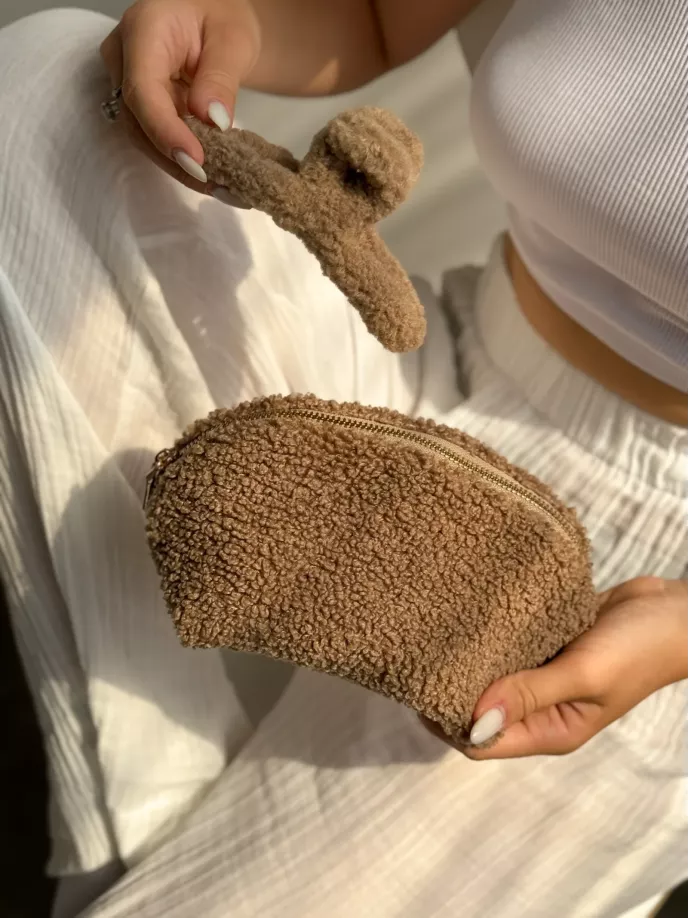 Набір Teddy з крабом коричневий