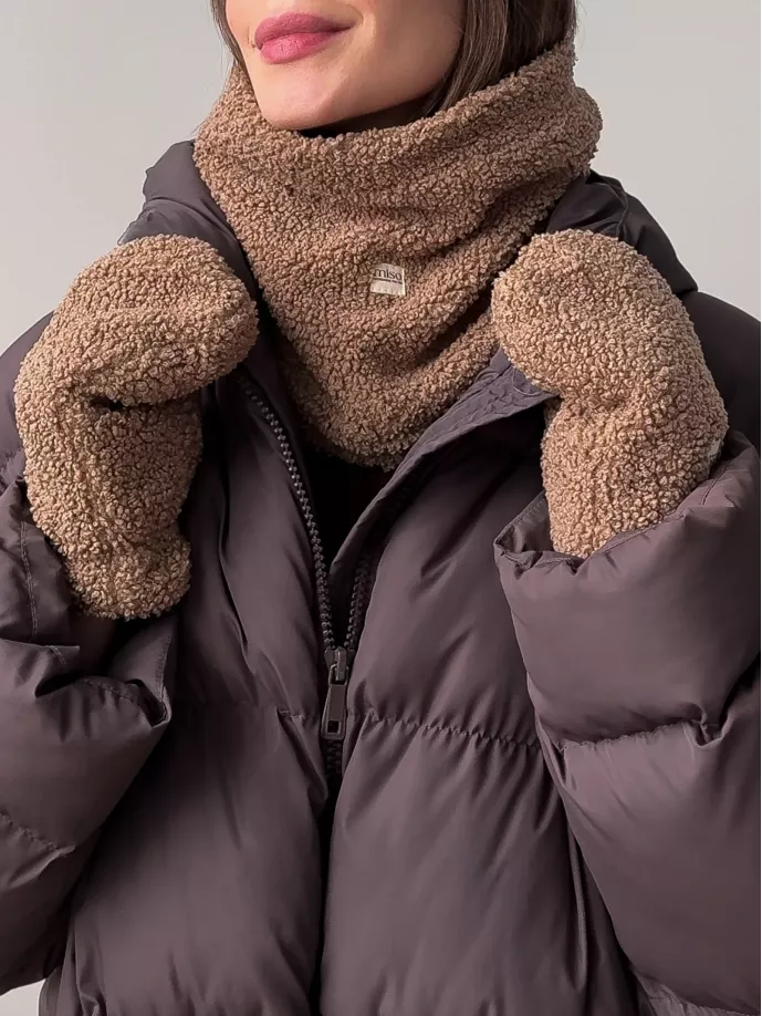 Хомут Teddy коричневий