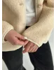 Куртка Teddy плюш демісезонна молочна