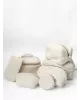 Косметичка TEDDY білого кольору круг