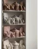 Косметичка TEDDY сірого кольору круг