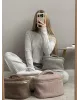Косметичка TEDDY пудрового кольору сундук