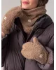 Хомут Teddy коричневий