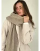 Шарф в’язаний мокко меланж