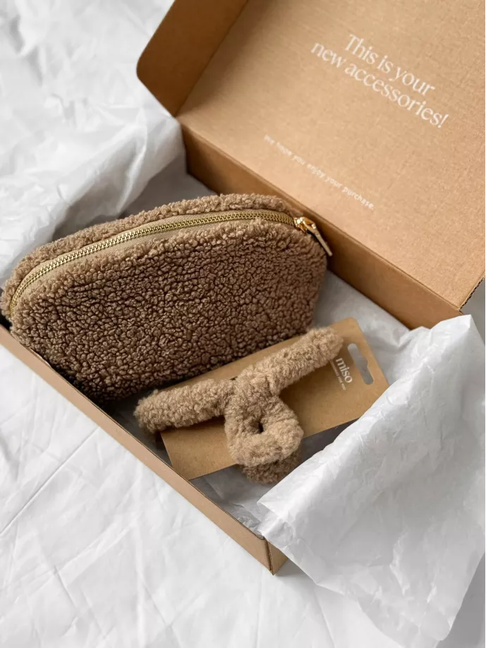 Набір Teddy з крабом коричневий