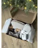 Набір Christmas середня косметичка сірий