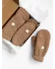 Рукавиці Teddy коричневий колір
