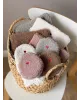 Косметичка TEDDY LOVE коричневого кольору круг