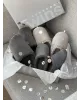 Подарунковий бокс сірий (середній)
