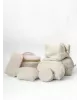 Косметичка TEDDY білого кольору конверт