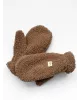 Набір Teddy коричневий колір (хомут та рукавиці)