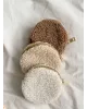 Косметичка TEDDY бежевого кольору круг