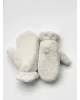 Набір Teddy білий колір (хомут та рукавиці)