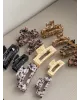 Крабик для волосся айворі лео