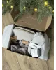 Набір Christmas середня косметичка сірий