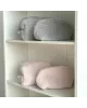 Косметичка хмарка середня трикутник рожева