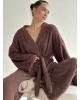 SOFT махра Штани коричневі