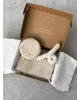Косметичка TEDDY бежевого кольору круг