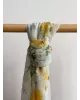 Котоновий шарф жовтий кульбаби