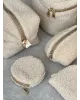 Косметичка TEDDY бежевого кольору круг