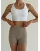 Yoga топ з перехресними бретелями білий