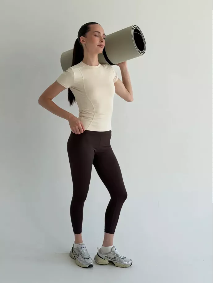Yoga легінси коричневі