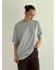 Футболка з білим кантом сіра, onesize