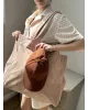Сумка базова коричнева коротка ручка