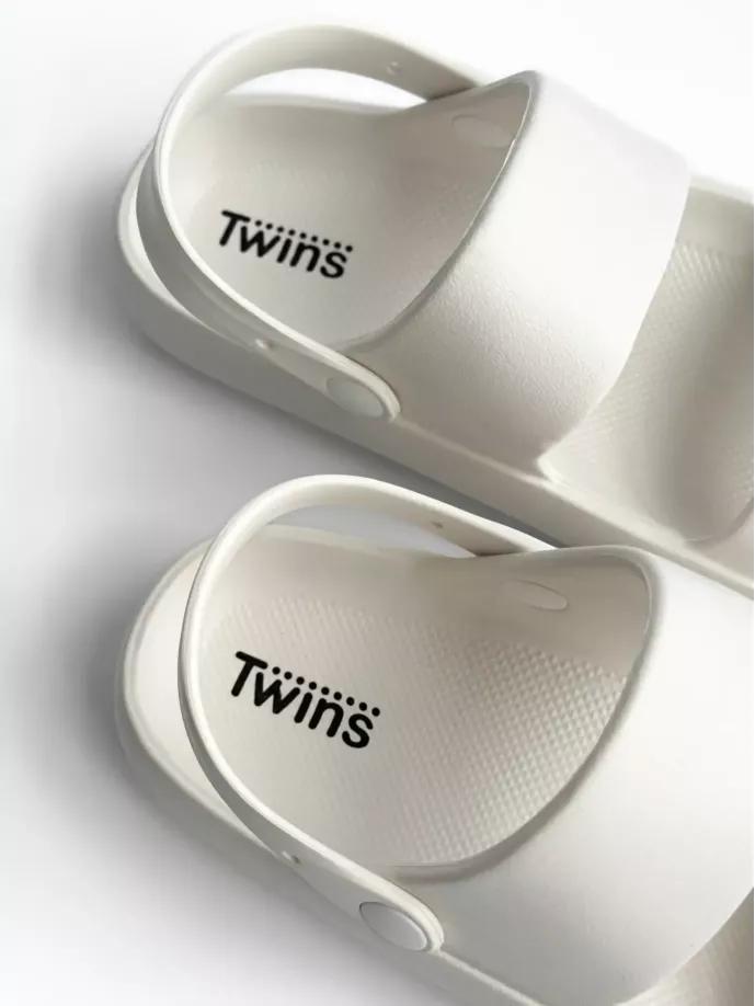 Twins капці босоніжки піна білі