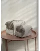 Косметичка мала велюр сіра