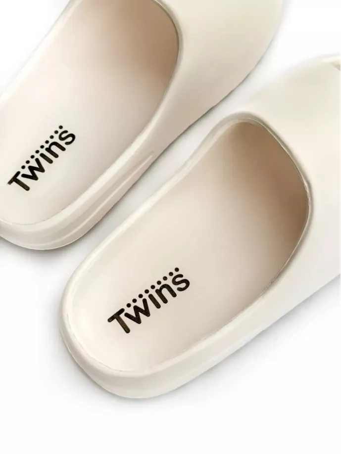 Twins капці піна пляжні та вуличні білі