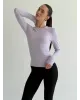 Yoga лонгслів лавандовий