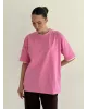 Футболка з білим кантом рожева, onesize