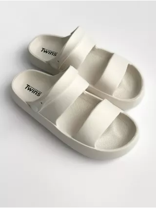 Twins капці босоніжки піна білі