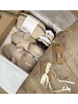 Набір дитячий Teddy з капцями бежевий