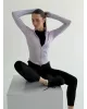 Yoga кофта на блискавці лавандова