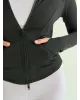 Yoga кофта на блискавці чорна
