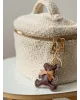 Брелок коричневий ведмедик
