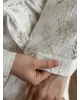 Халат кімоно муслін польові квіти на білому