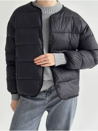 КУРТКА СТЬОБАНА ДУТА ЧОРНА “ONESIZE”