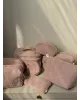 Косметичка TEDDY кольору пудра середня ВИСОКИЙ ТРИКУТНИК