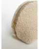 Косметичка TEDDY бежевого кольору середня трикутна