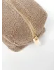 Косметичка TEDDY світло-коричневого кольору велика
