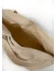 Шопер вельветовий з кишенькою бежевий