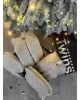 Набір косметичок TEDDY бежового кольору (4 шт.)