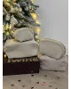 Набір косметичок TEDDY бежового кольору (4 шт.)