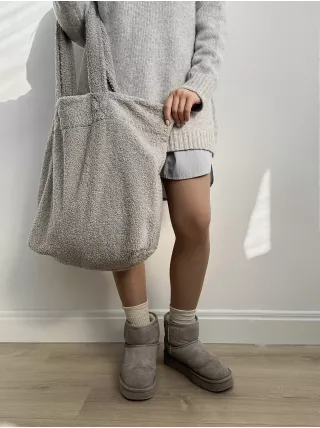 Шопер TEDDY сірого кольору