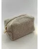 Косметичка TEDDY світло-сірого кольору середня квадрат